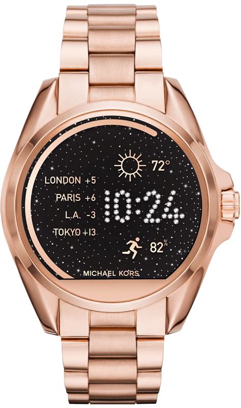 rose gold michael kors smartwatch